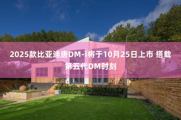 2025款比亚迪唐DM-i将于10月25日上市 搭载第五代DM时刻
